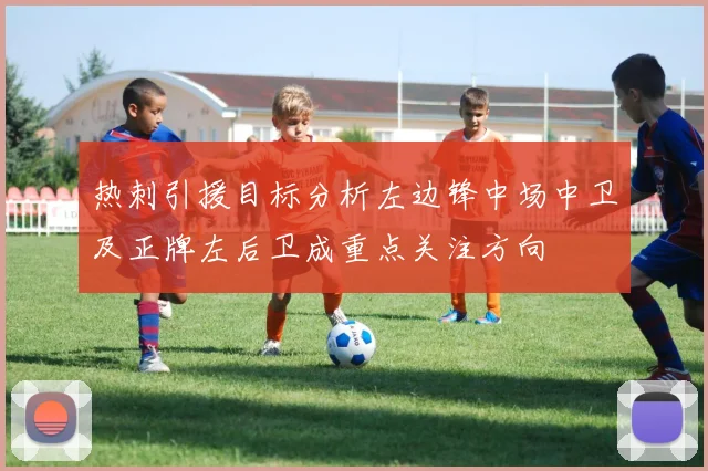 热刺引援目标分析左边锋中场中卫及正牌左后卫成重点关注方向