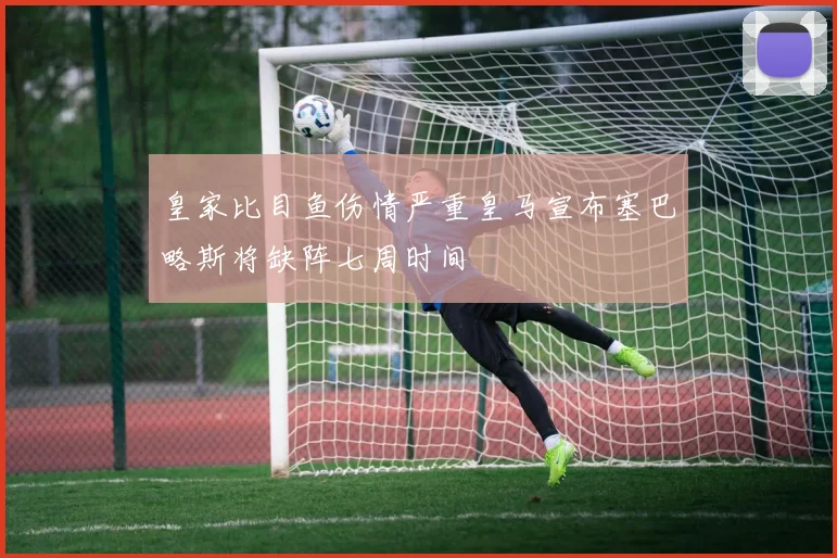 皇家比目鱼伤情严重皇马宣布塞巴略斯将缺阵七周时间